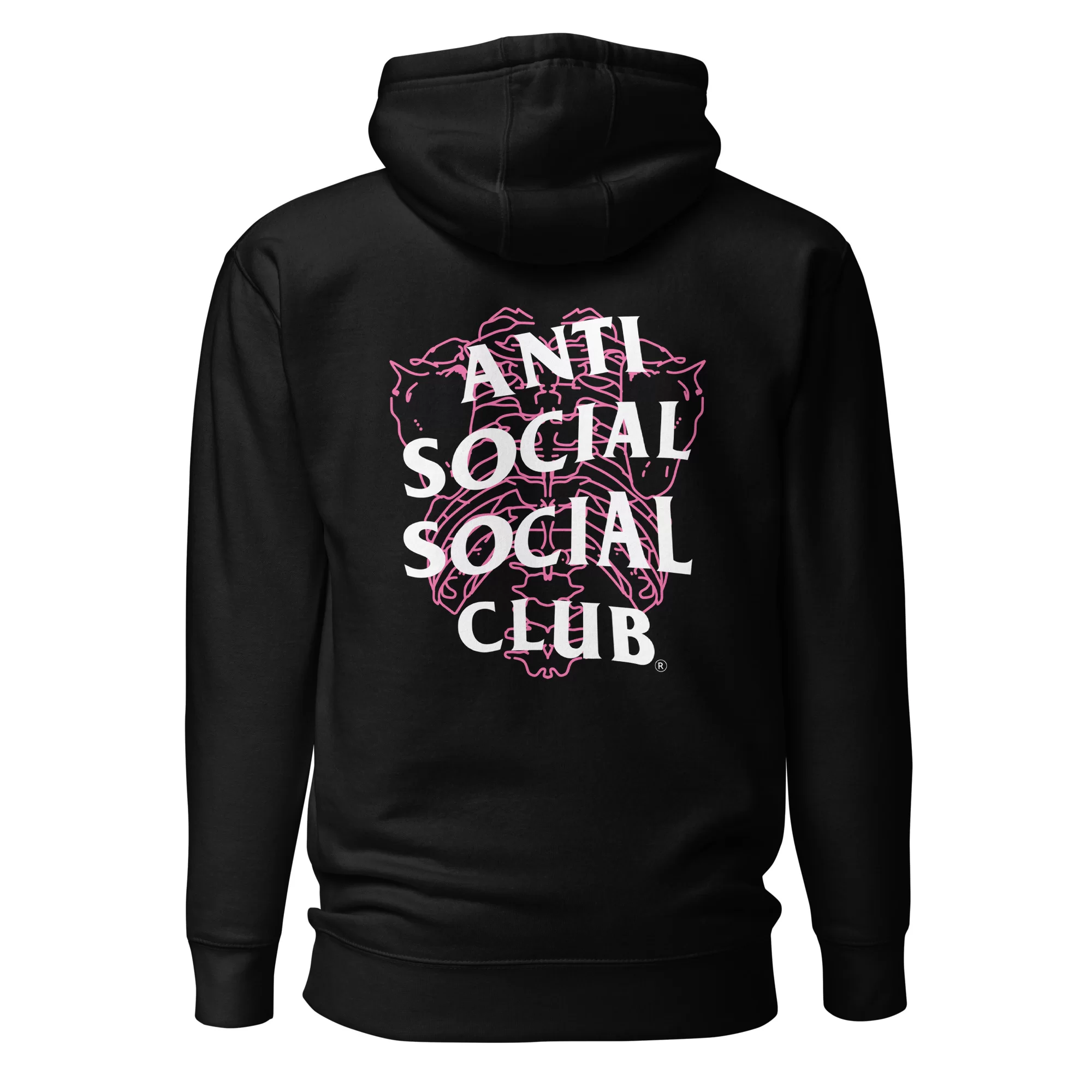 Anti social club underwater Black Hoodie