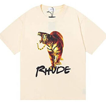 Fashion Hip Hop Tiger Graphic Print T-shirts: A Edgy Look